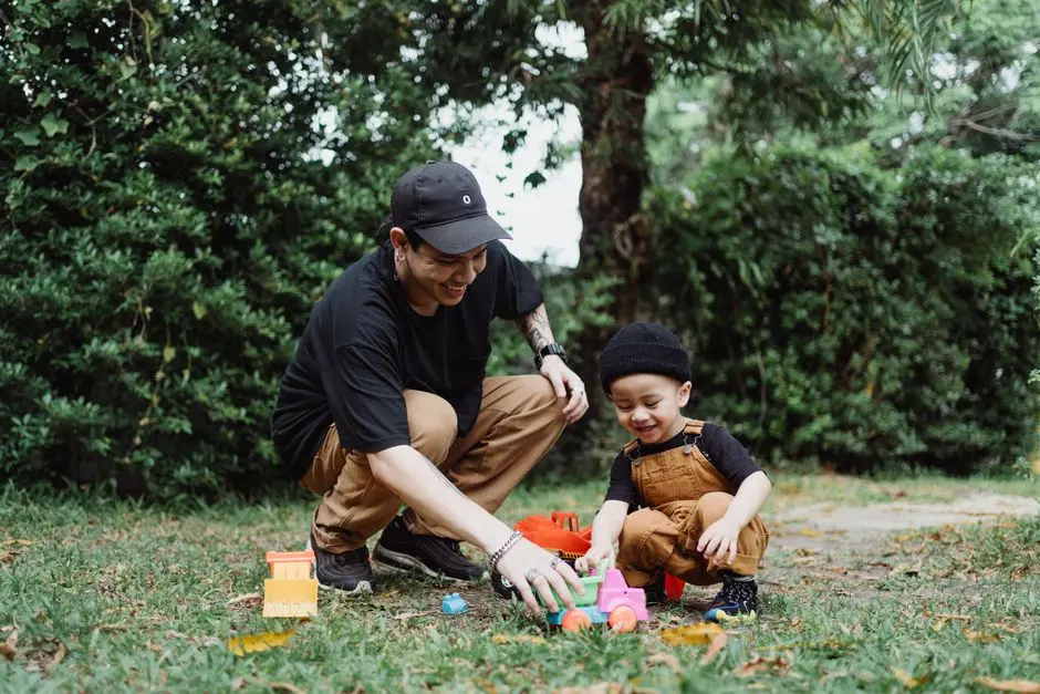Anak bermain bersama orang dewasa yang dipercaya